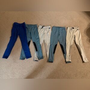 5 pair Kerrit’s horseback riding tights medium
